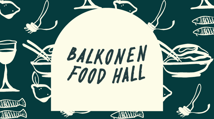 Balkonen Food Hall i SlotsArkaderne Balkonen Food Hall i SlotsArkaderne